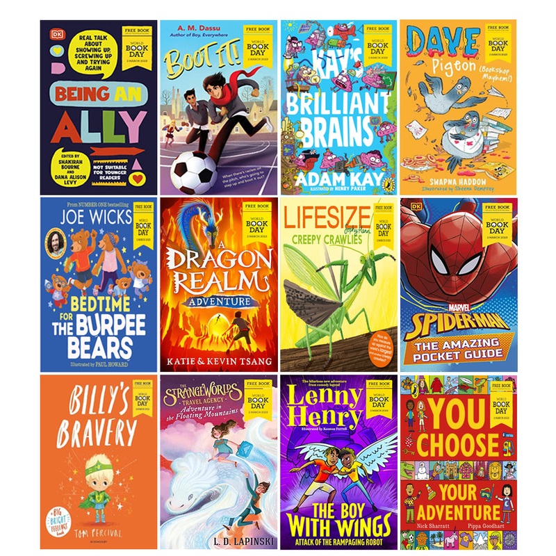 Set (The Strangeworlds Travel Agency, Being an Ally, Marvel Spider-Man Pocket Guide, Boot It!, Billy’s Bravery & More)