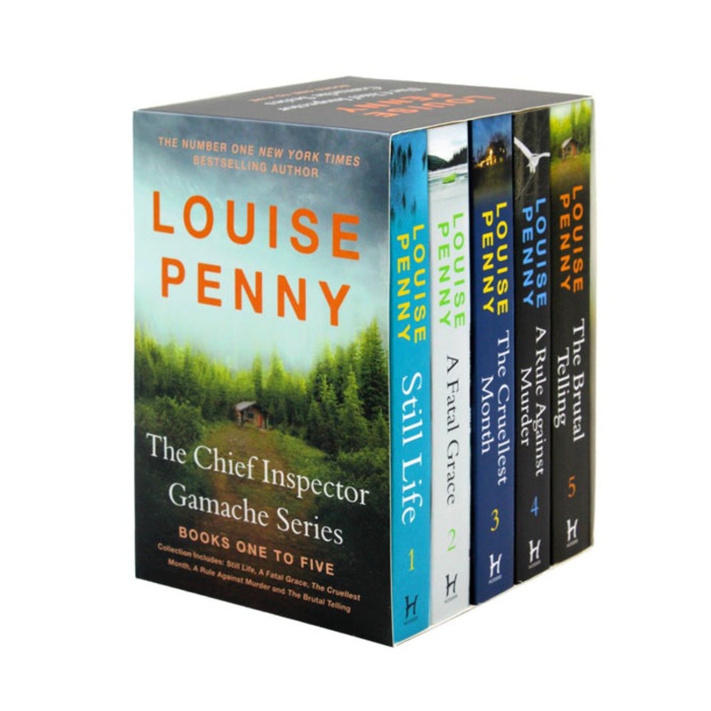 The Chief Inspector Gamache Series Books 1 – 5 Collection Box Set by Louise Penny (Still Life, Fatal Grace, Cruellest Month, Rule Against Murder and Brutal Telling)