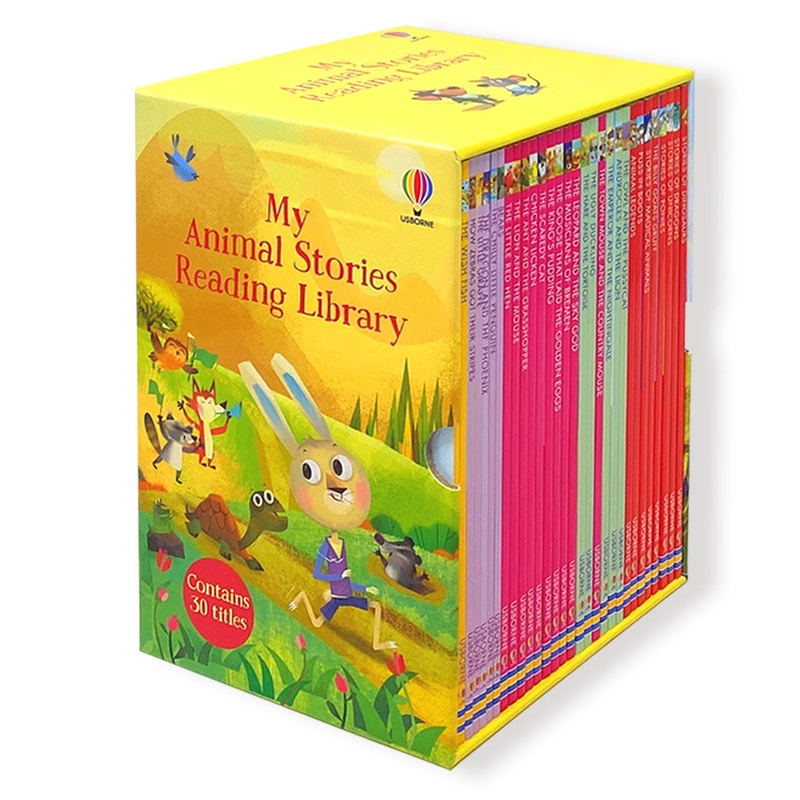 Usborne My Animal Stories Reading Library 30-Book Collection Box Set  Educational & Fun Animal Tales for Young Readers, Perfect for Kids’ Learning