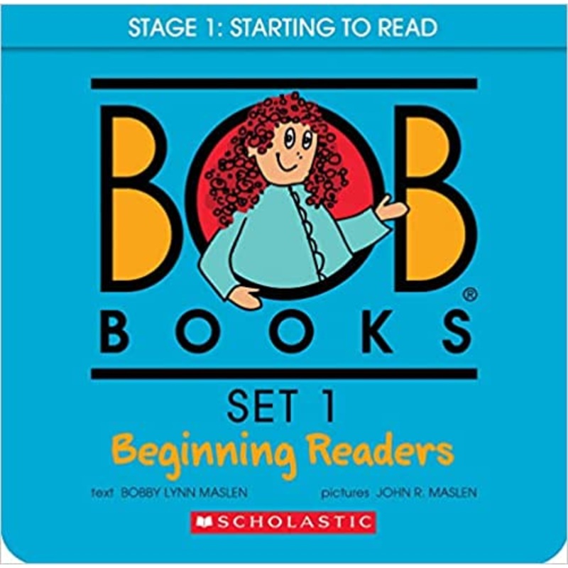 Bob Books – Set 1: Beginning Readers Box Set | Phonics, Ages 4 and up, Kindergarten (Stage 1: Starting to Read)