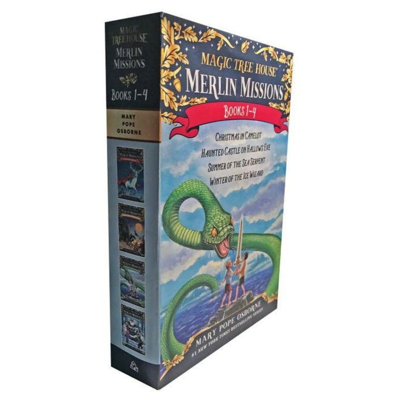 Magic Tree House Merlin Missions Books 1-4 Boxed Set Boxed Set