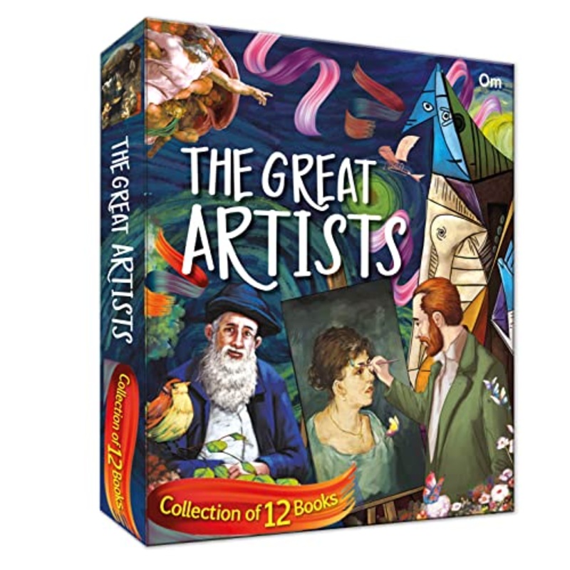 The Great Artists 12 Books Collection Set (Da Vinci, Monet, Picasso, Van Gogh & More!)
