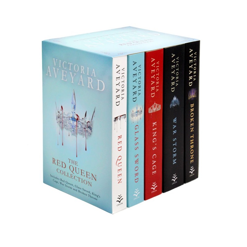 Victoria Aveyard Red Queen Series 5-Book Set | Epic YA Fantasy of Magic, Betrayal, Royals, & Adventure (Red Queen, Glass Sword, Kings Cage & More)