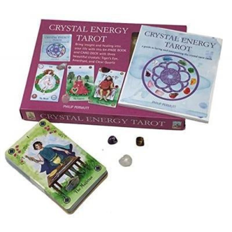 Crystal Energy Tarot Includes 78 Cards And A 64 Page Book By Philip Permutt
