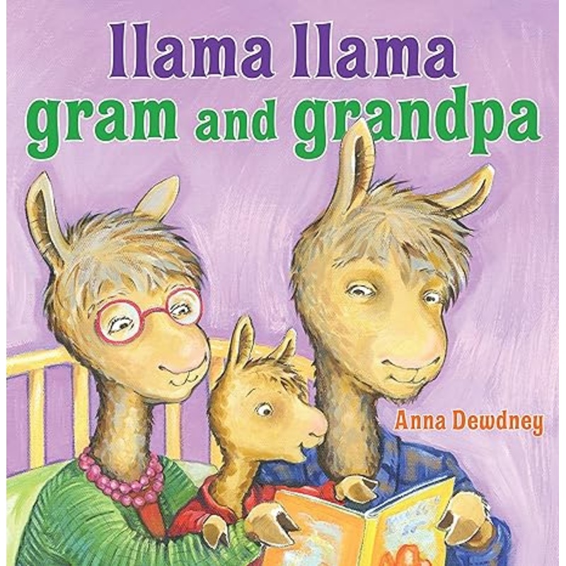 Llama Llama Gram and Grandpa (Board Book)