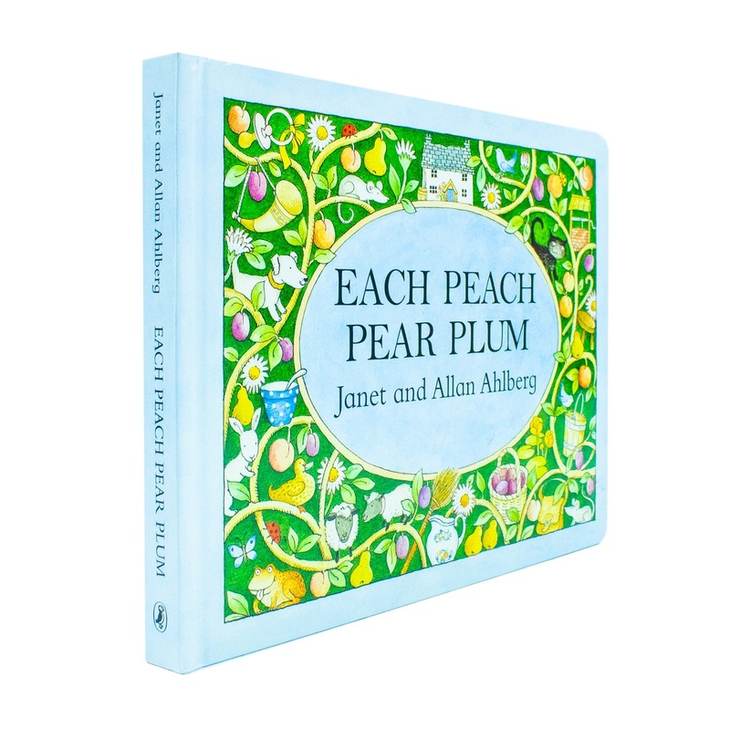 Each Peach Pear Plum Book by Janet & Allan Ahlberg | Classic Children’s Picture Book with Nursery Rhymes & I Spy Adventure