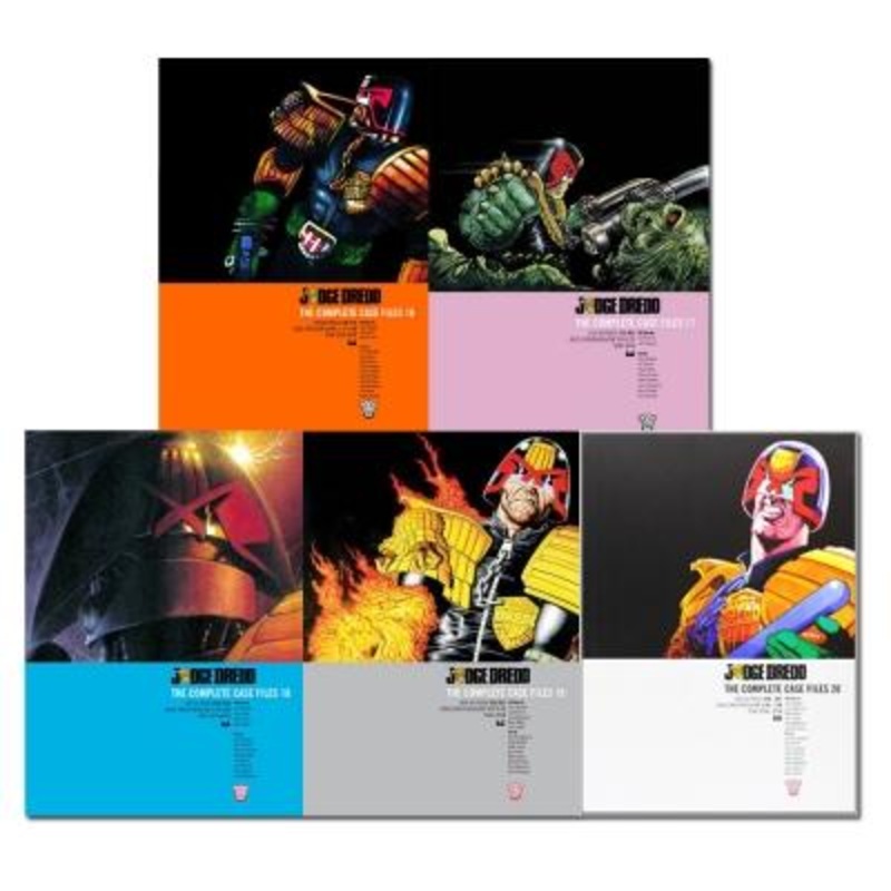 Judge Dredd – Complete Case Files Volume 16-20 Collection 5 Books Set – Series 4 – By John Wagner