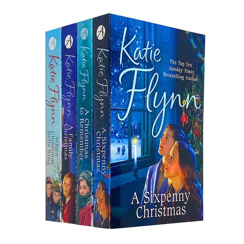 Katie Flynn 4 Books Set Collection, A Sixpenny Christmas…