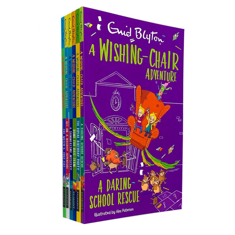 A Wishing Chair Adventure By Enid Blyton 6 Books, A Daring School Rescue, The Royal Birthday Party…