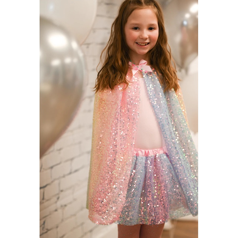 Ombre Sequins Cape, 4-6