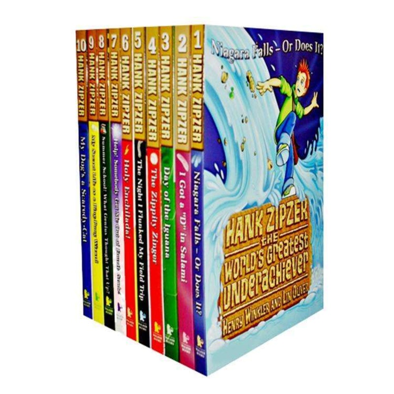 Henry Winkler Hank Zipzer the World’s Greatest Underachiever 10 Books Set Series 1-10 Collection
