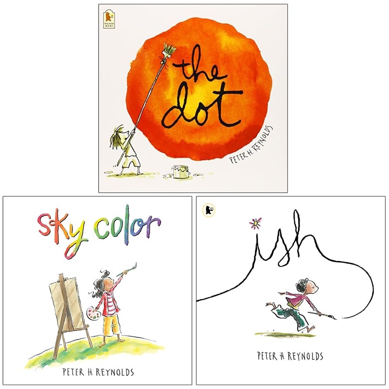 Peter H. Reynolds Creatrilogy 3-Book Collection Set  The Dot, Sky Colour & Ish | Inspiring Children’s Stories on Creativity, Imagination & Discovery
