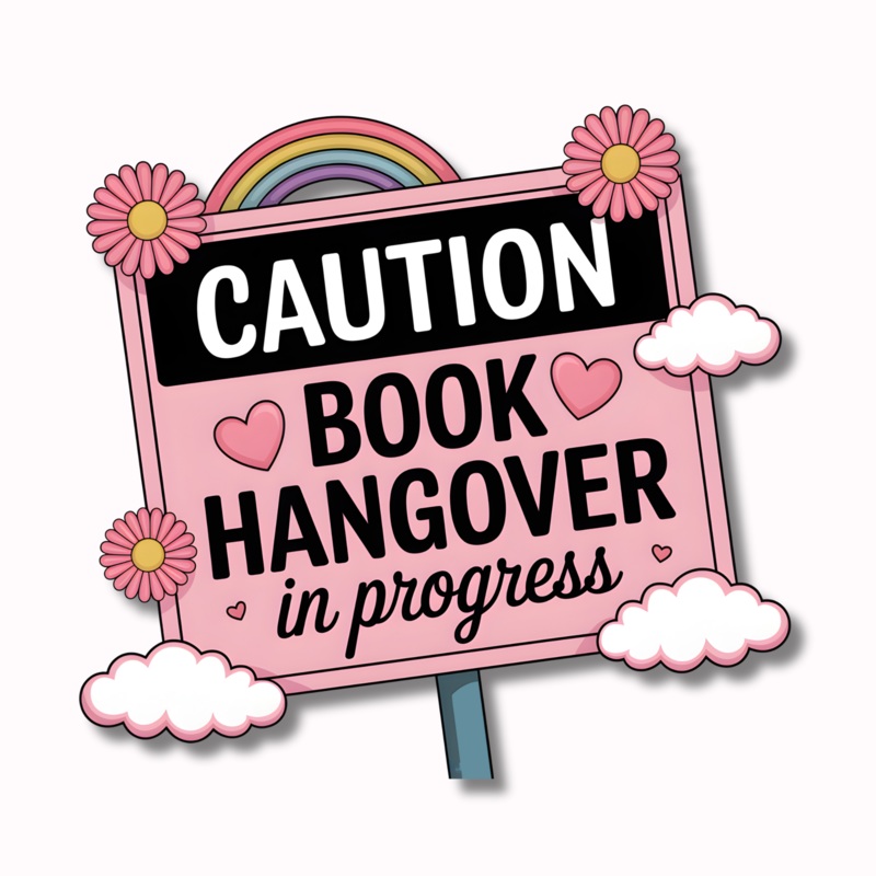 Magnetic Bookmark – Book Hangover in Progress