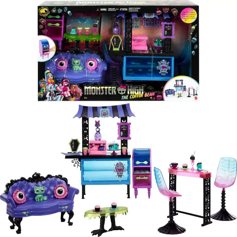 Monster High Coffin Bean Lounge Playset