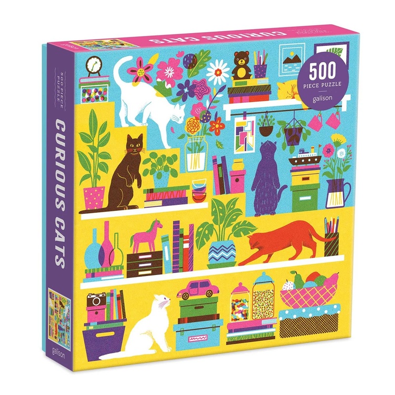 Puzzle – Curious Cats 500 Piece