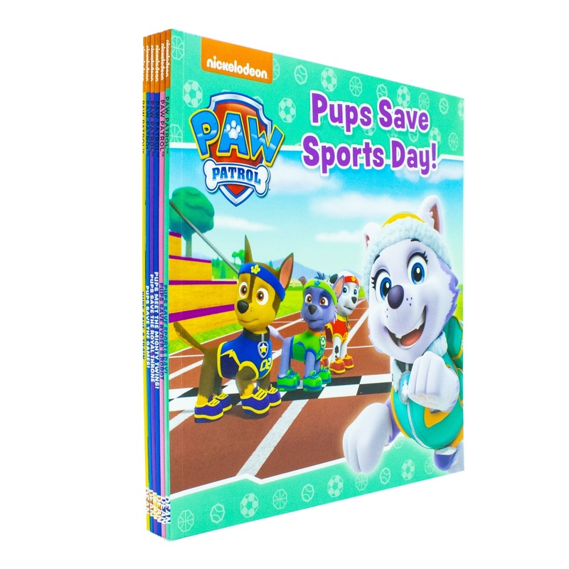 Paw Patrol Adventure Series 6-Book Set by Nickelodeon | Fun & Action-Packed Children’s Stories with Pups, Rescue Missions, Teamwork & Learning