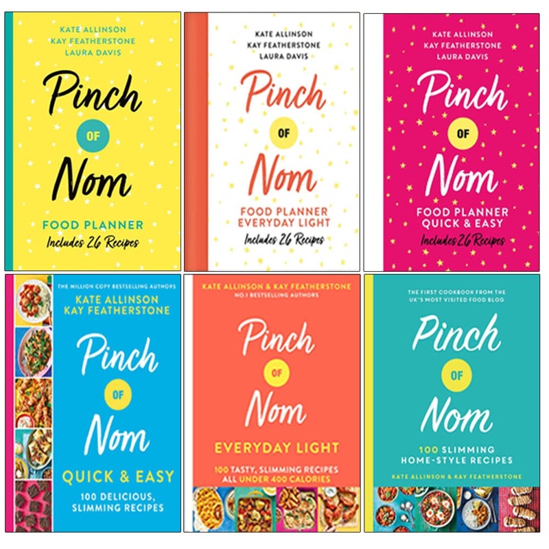 Pinch of Nom Collection 6 Books Set By Kay Featherstone, Kate Allinson & Laura Davis (Pinch of Nom Food Planner [Paperback], Everyday Light, Quick & Easy, Pinch of Nom Quick & Easy & More…)