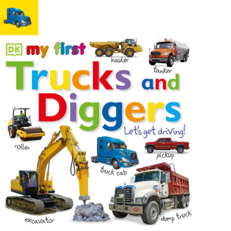 Tabbed Board Books: My First Trucks & Diggers