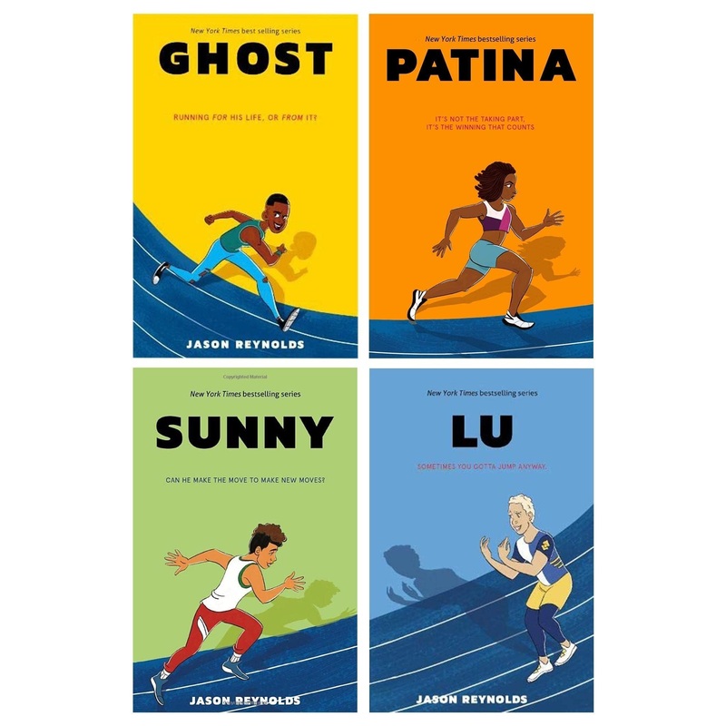 Jason Reynolds’ Track Series Paperback Collection 4 Books Set (Ghost, Patina, Sunny and Lu)