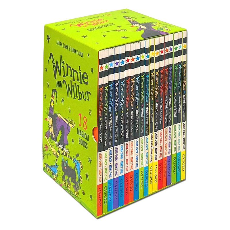 Winnie and Wilbur 18 Book Set Collection by Laura Owen | Children’s Fiction, Illustrated Adventure Stories for Kids 6-10 | Fun, Creative & Educational