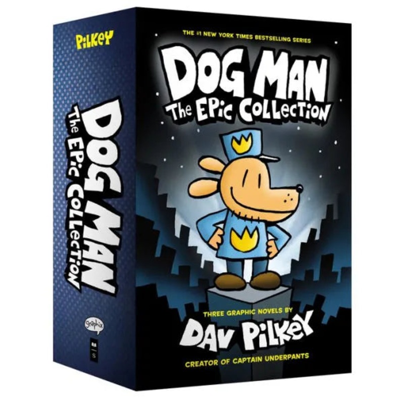 Dog Man: The Epic Collection (Dog Man #1-3 Box Set) Boxed Set