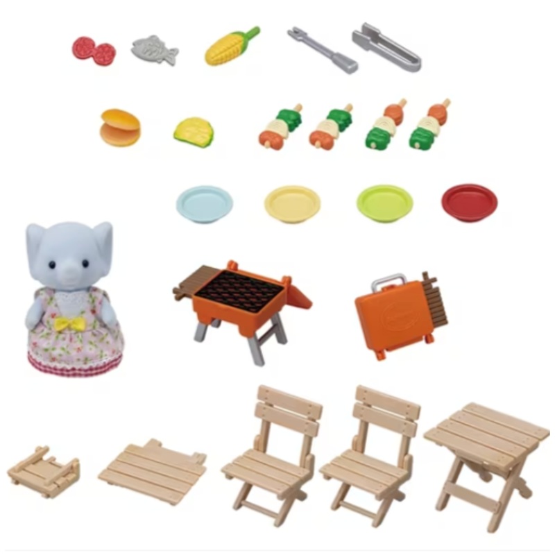 Calico Critters BBQ Picnic Set