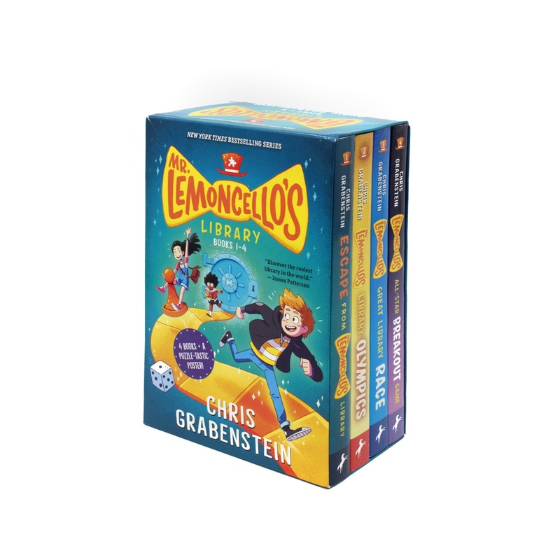 Mr. Lemoncello’s Library Books 1-4 (Boxed Set)