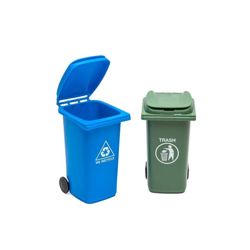 BigMouth Inc – Mini Trash Can and Recycle Can Desk Set