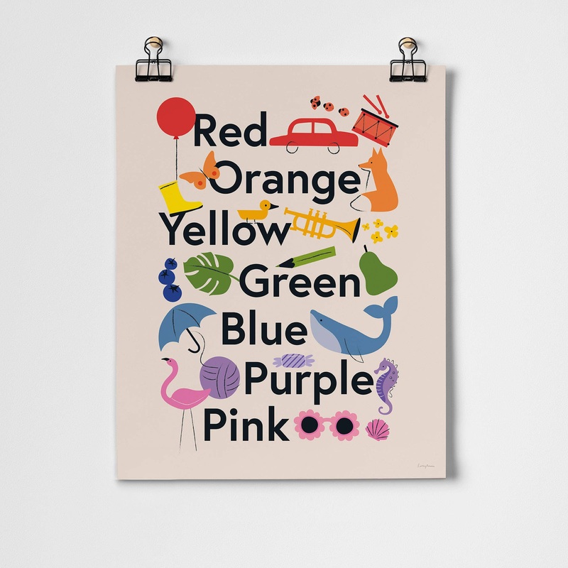 Favourite Colours Fine Art Print 11″x14″