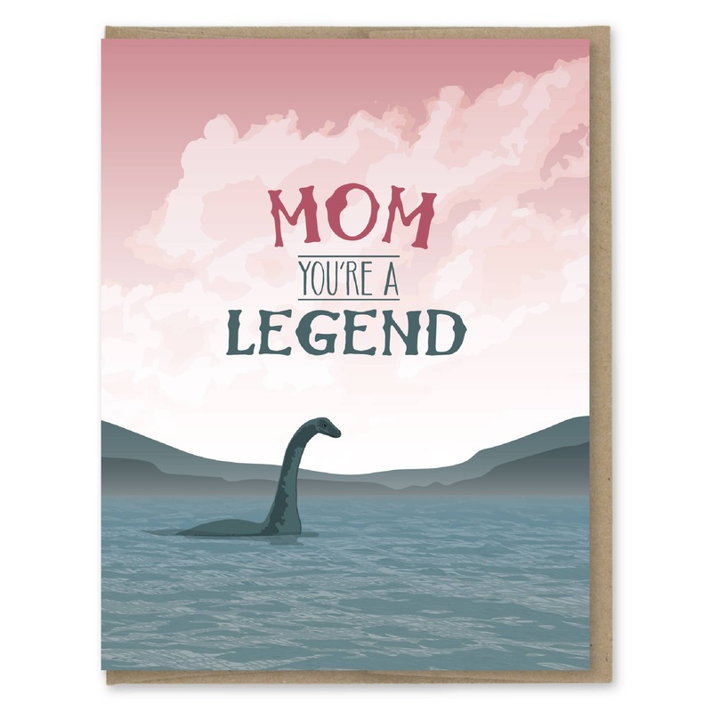 Modern Printed Matter – Legend Nessie Mother’s Day Card