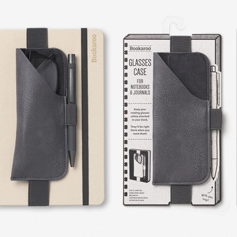 CHARCOAL – BOOKAROO GLASSES CASE