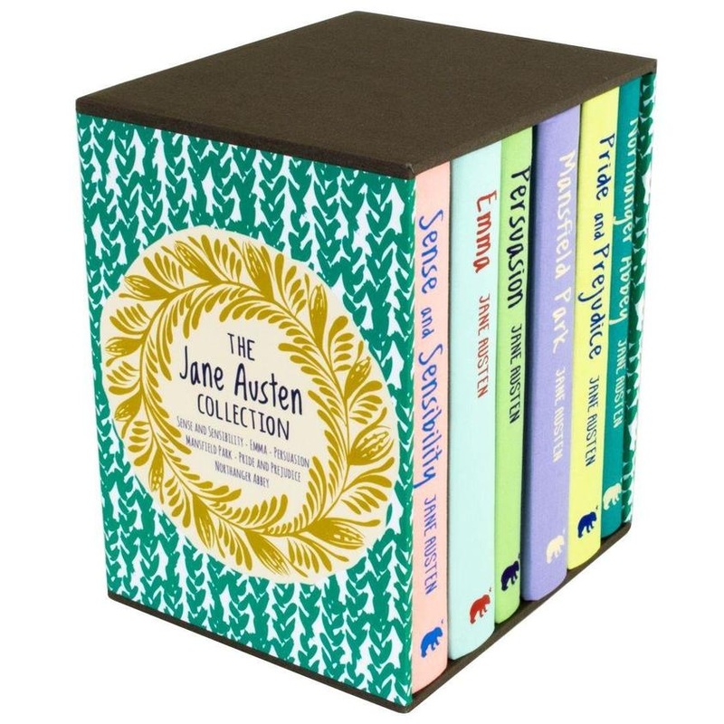 Jane Austen Collection Deluxe Cloth Hardcover 6 Books Box Set