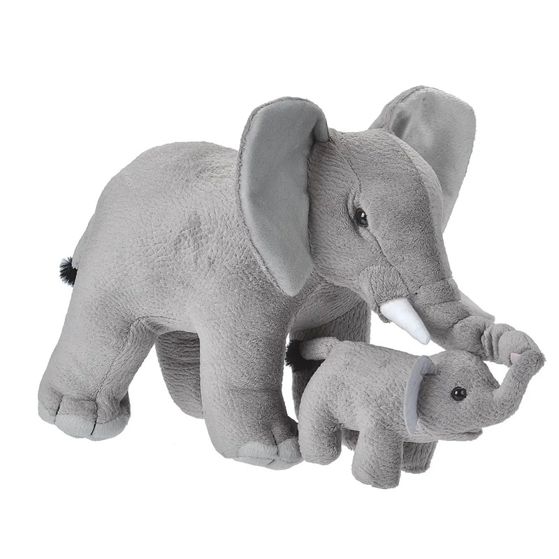 Mom & Baby Elephant Stuffed Animal