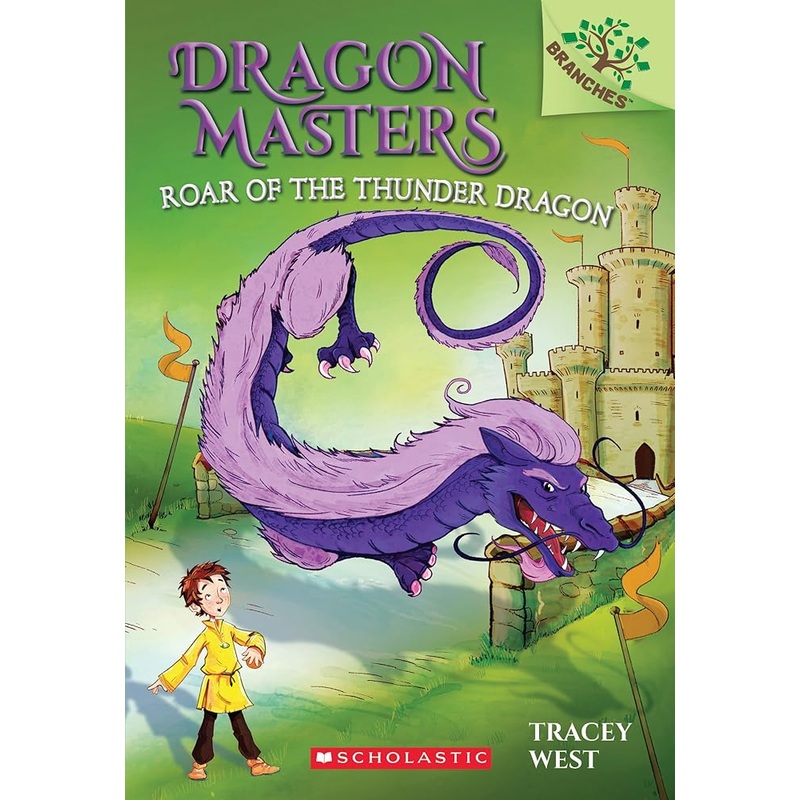 Roar of the Thunder Dragon: A Branches Book (Dragon Masters #8) (8) by Tracey West, Damien Jones