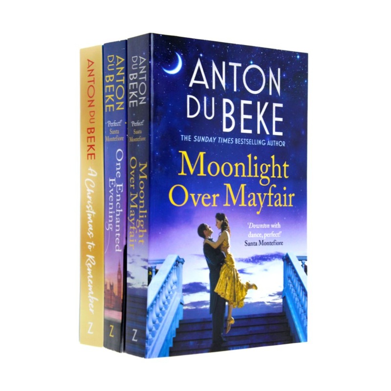 Anton Du Beke 3 Book Set: Moonlight Over Mayfair, One Enchanted Evening, A Christmas to Remember  Romance Novels, Heartwarming Fiction Collection