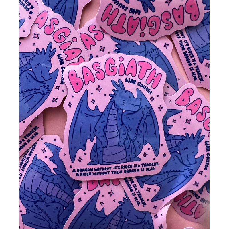 Basgiath Fourth Wing Vinyl Sticker