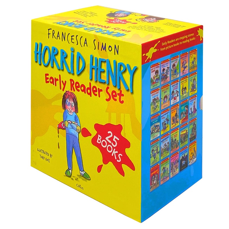 Horrid Henry Early Reader 25 Book Collection Box Set by Francesca Simon | Fun & Adventurous Children’s Stories| Bestselling Fiction for Kids