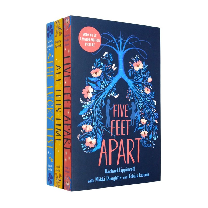 Rachael Lippincott Collection 3 Books Set (Five Feet Apart, All This Time, The Lucky List)