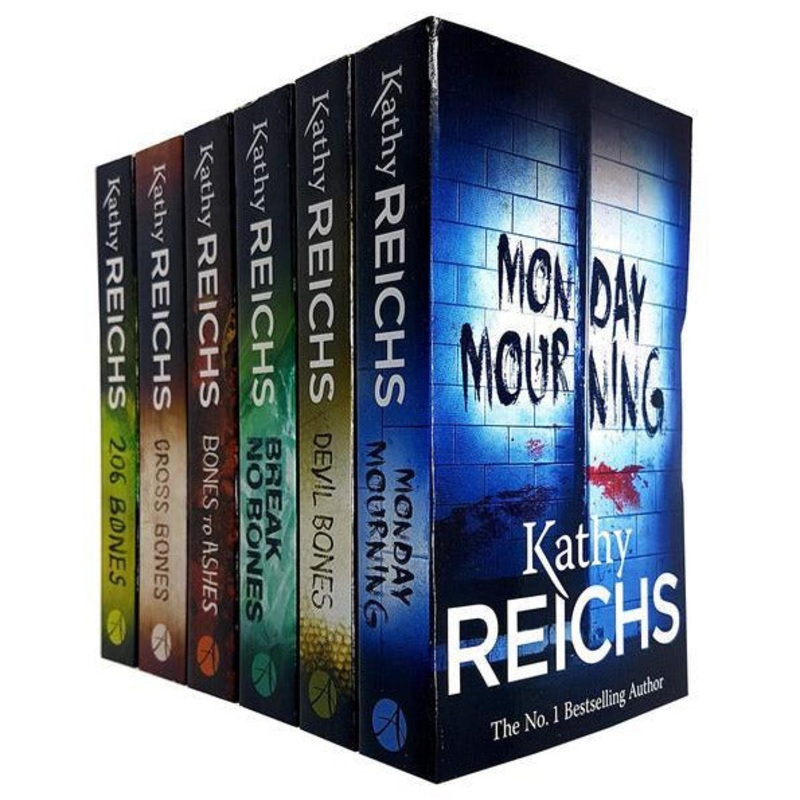 Temperance Brennan Series 2 Collection 6 Books Set By Kathy Reichs – 206 Bones, Devil Bones, Bones to Ashes, Break No Bones, Cross Bones, Monday Mourning
