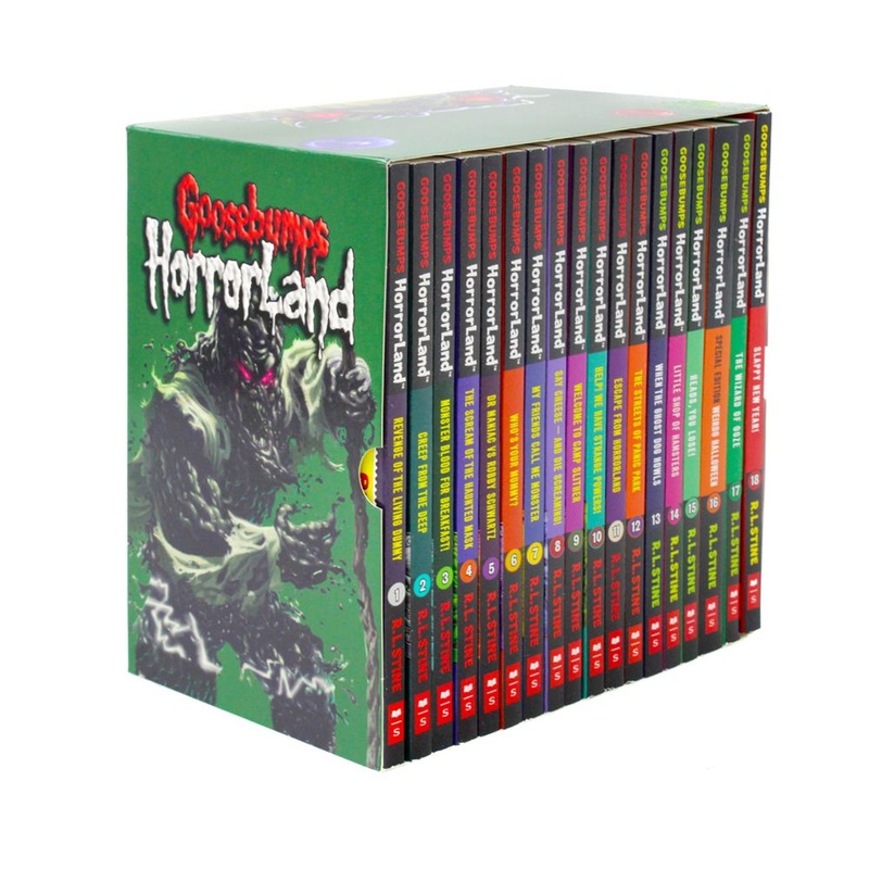 Goosebumps HorrorLand 18-Book Box Set by R.L. Stine | Scary Stories Collection for Kids  Chilling Fiction, Children’s Horror Series by Scholastic