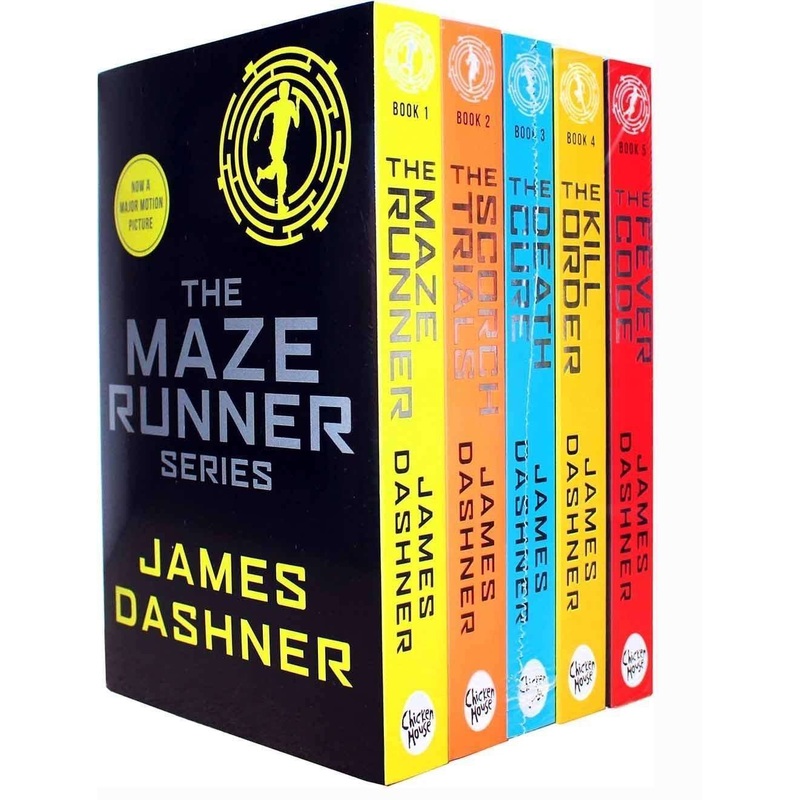 Maze Runner Series by James Dashnera thrilling 5-book set including The Death Cure and Scorch Trials! Dive into this captivating dystopian adventure!