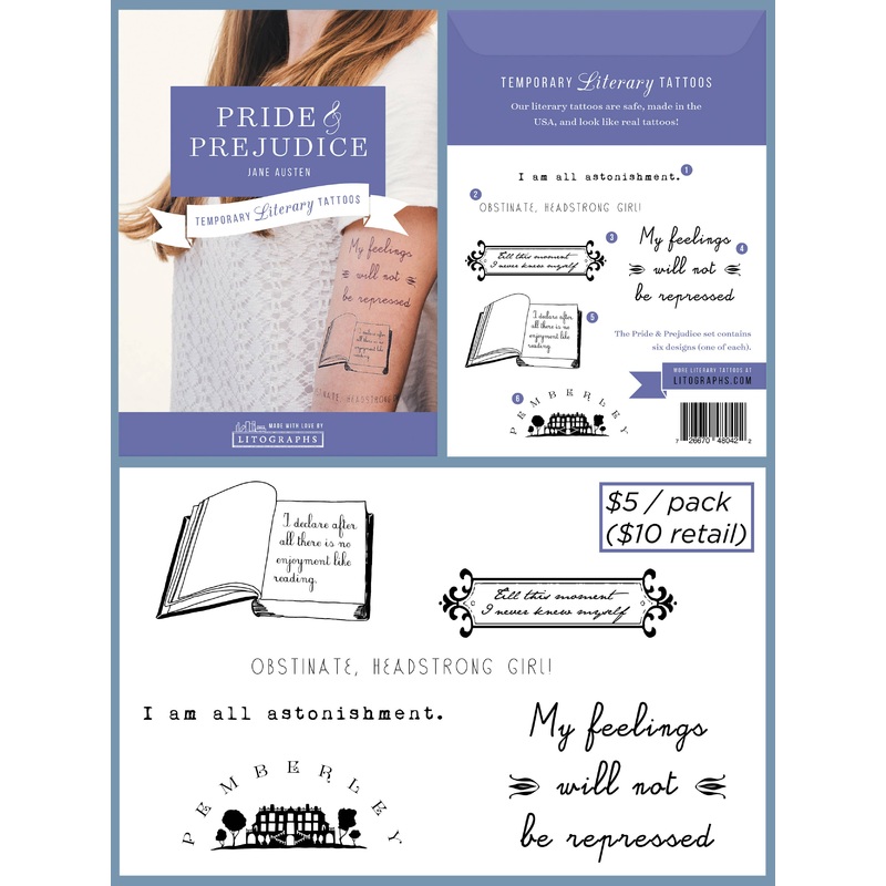 Pride and Prejudice – Tattoo Pack (6 designs)