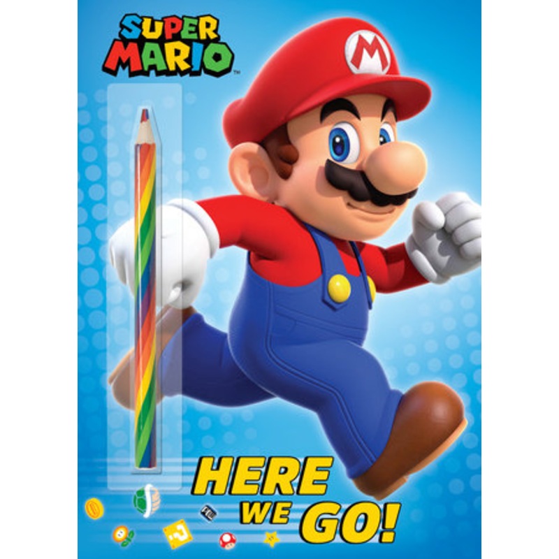 Super Mario With Pencil