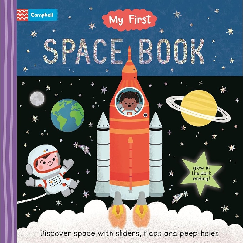 My First Space Book: Discover space with sliders, flaps and peep holes