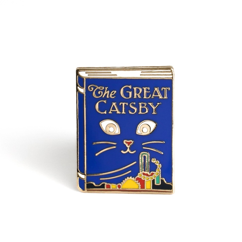 Bona Fide Bookworm – The Great Catsby Enamel Pin