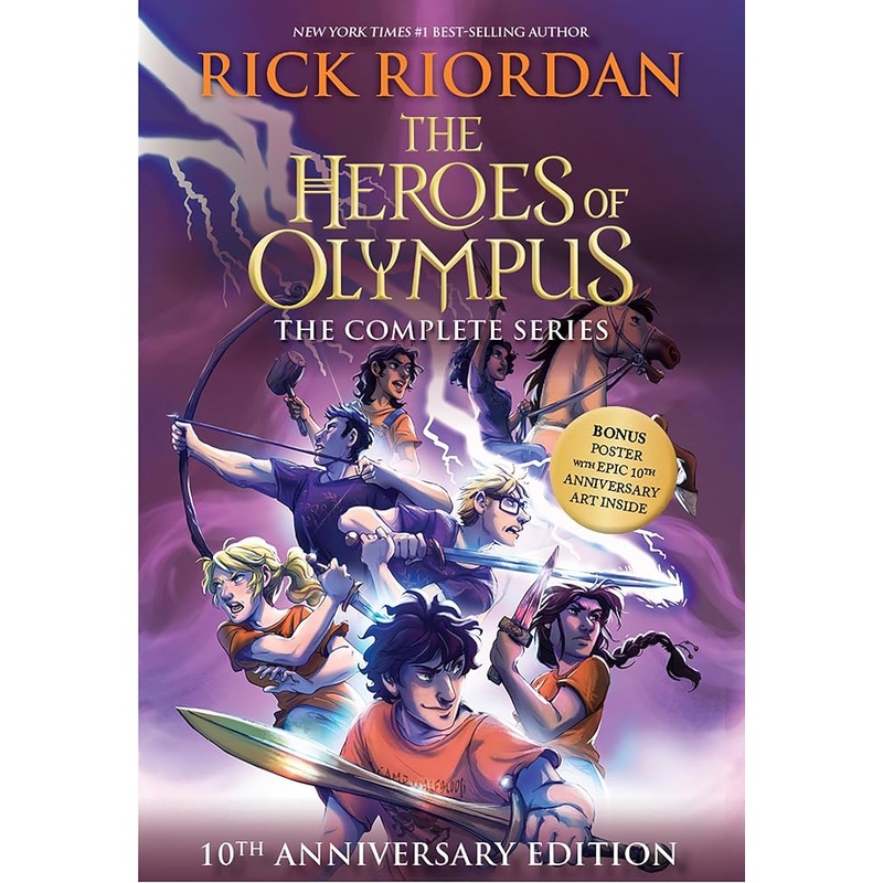 Heroes of Olympus Paperback Boxed Set, The-10th Anniversary Edition (The Heroes of Olympus)