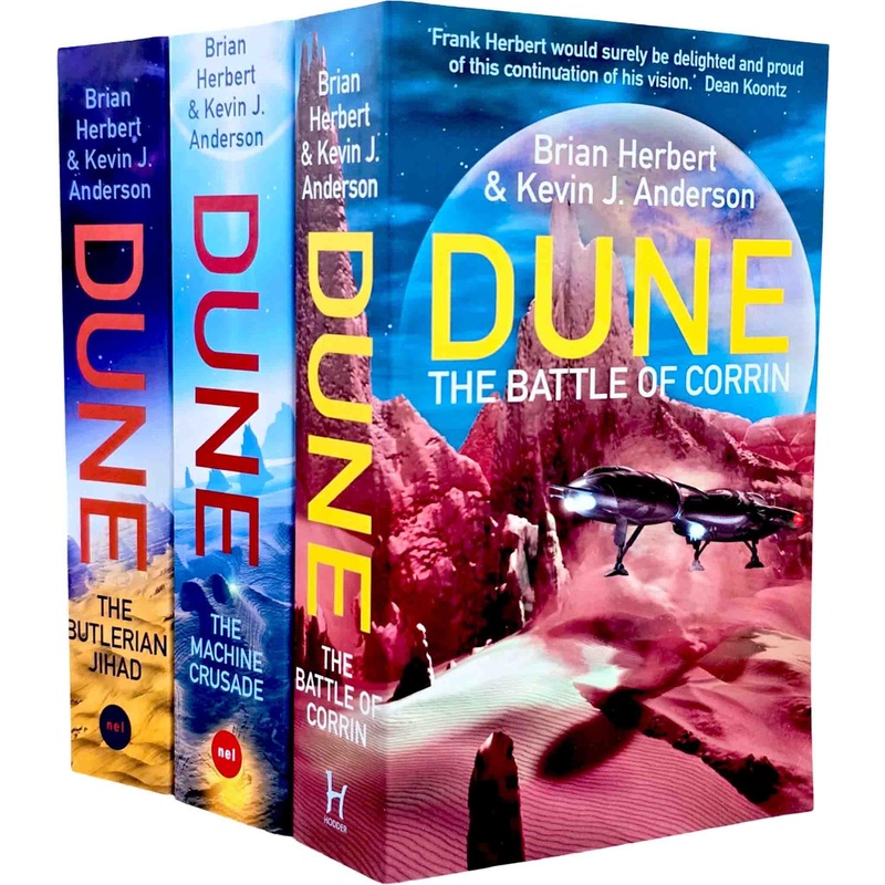 Legends of Dune Series 3 Book Set  The Butlerian Jihad, The Machine Crusade, The Battle of Corrin | Epic Sci-Fi Fiction by Brian Herbert & Anderson