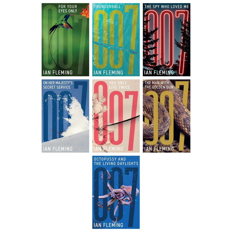 Ian Fleming James Bond Series 2 Collection 7 Books Set (For Your Eyes Only, Thunderball, The Spy Who Loved Me, On Her Majesty’s Secret Service, You Only Live Twice, The Man with the Golden Gun, Octopussy and The Living Daylights)