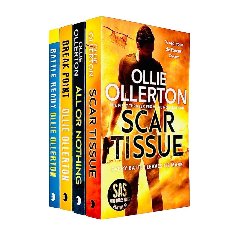Ollie Ollerton Collection 4 Books Set (Scar Tissue, All or Nothing, Break Point, Battle Ready)