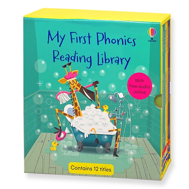 Usborne My First Reading Library 12-Book Box Set with Free Audio Online  Educational Storybooks for Young Readers to Build Literacy & Reading Skills!